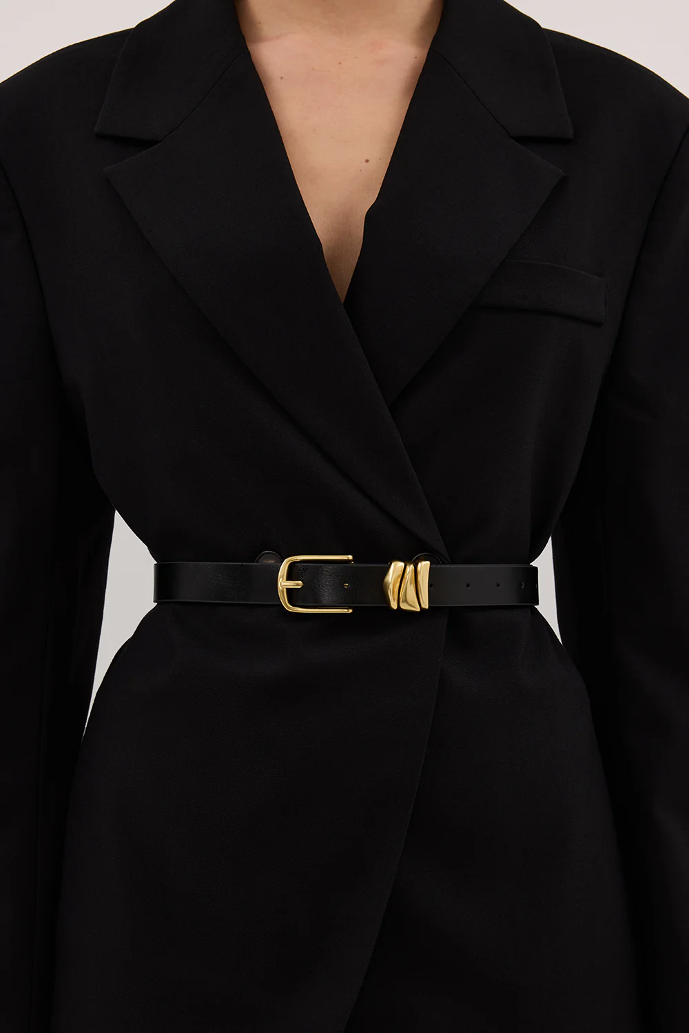 BRIE LEON ORGANICA BELT BLACK GOLD - Gamepaces