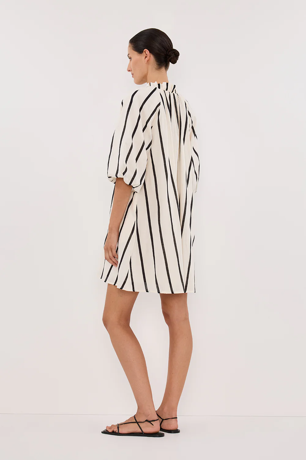ELLIOT CREAM STRIPE SMOCK DRESS - Gamepaces