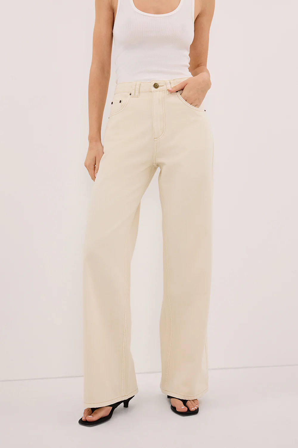 REAGAN 2.0 NATURAL SLOUCHY JEAN - Gamepaces