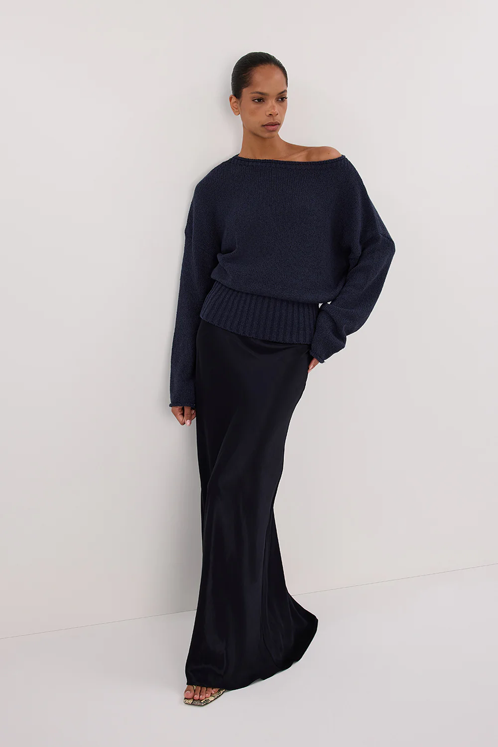 JULES INK LONG SLEEVE KNIT TOP - Gamepaces