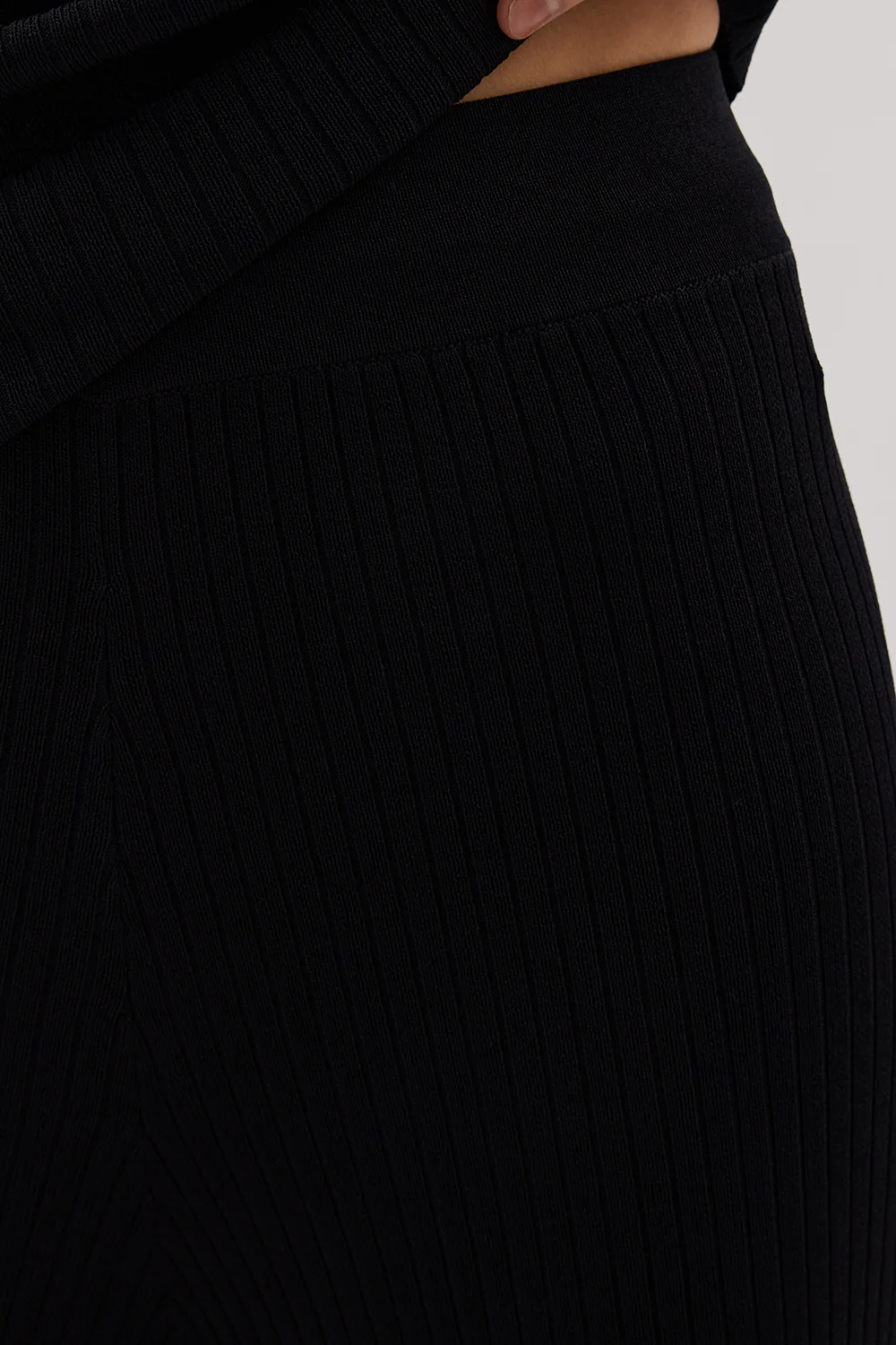 JOY BLACK KNIT PANT - Gamepaces