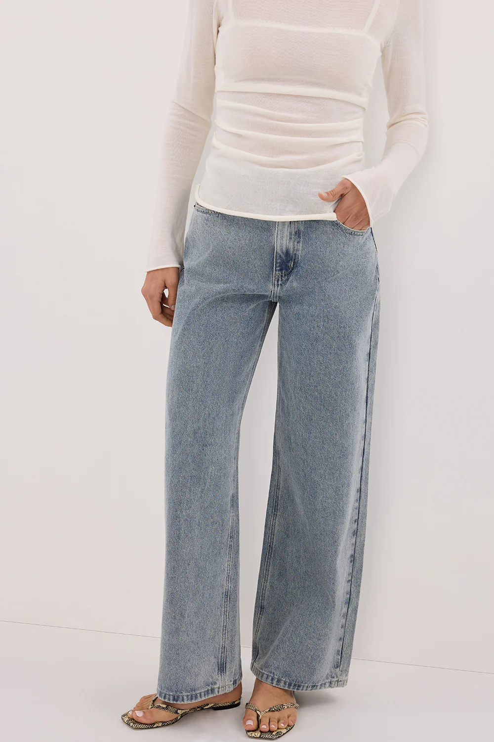REAGAN 2.0 LIGHT BLUE SLOUCHY JEAN - Gamepaces