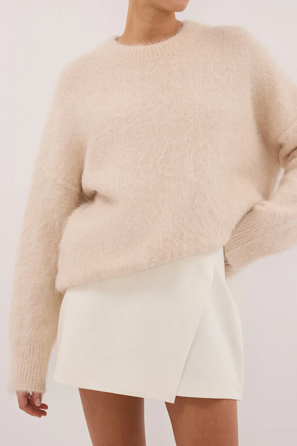 JULIE CREAM TAILORED SKORT - Gamepaces