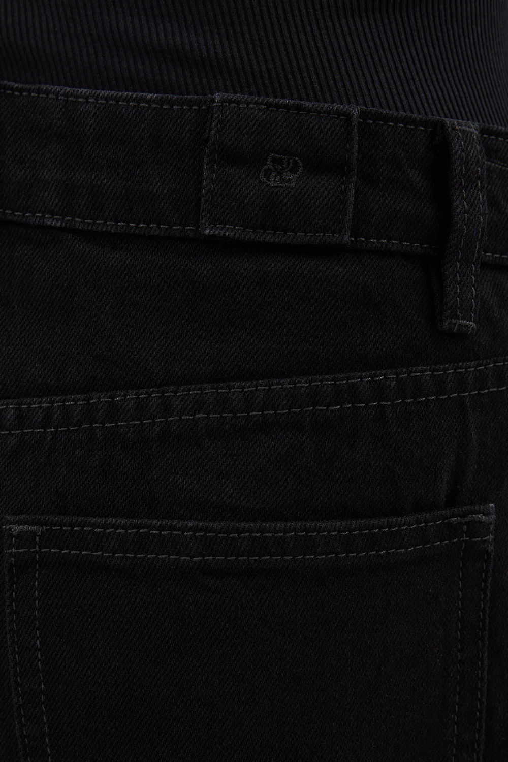 LIV BLACK DENIM BARREL LEG JEAN - Gamepaces