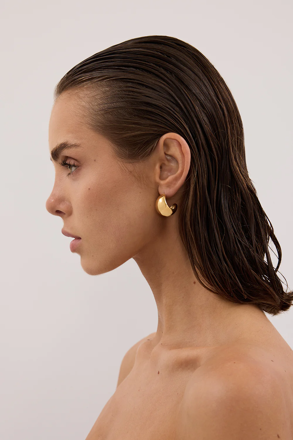 ANNA ROSSI POOLSIDE GOLD HOOP - Gamepaces