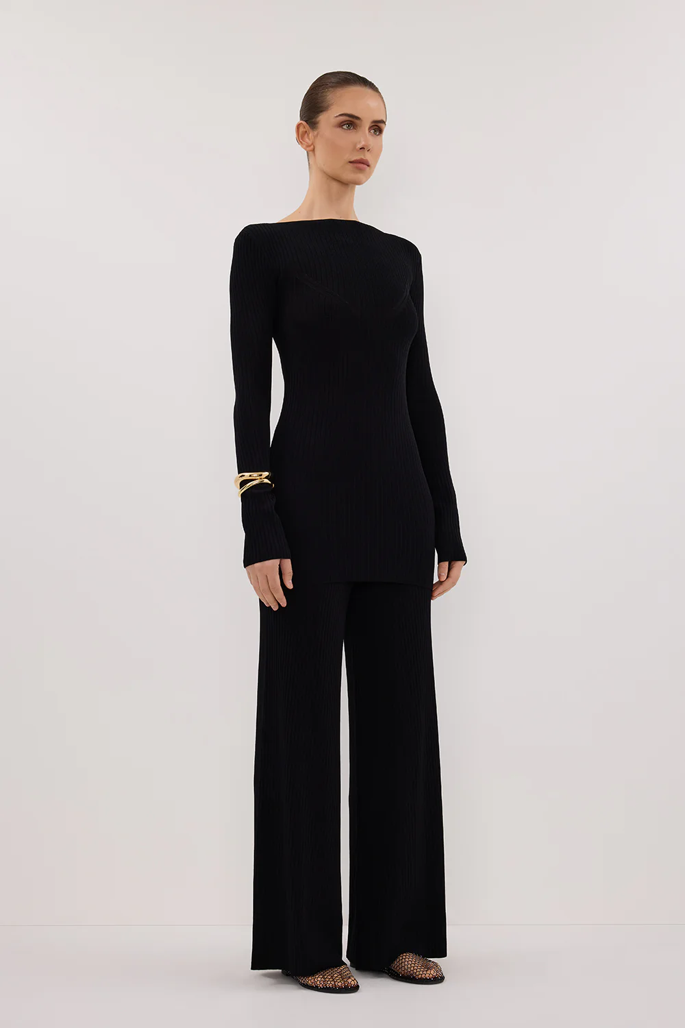 JOY BLACK KNIT PANT - Gamepaces