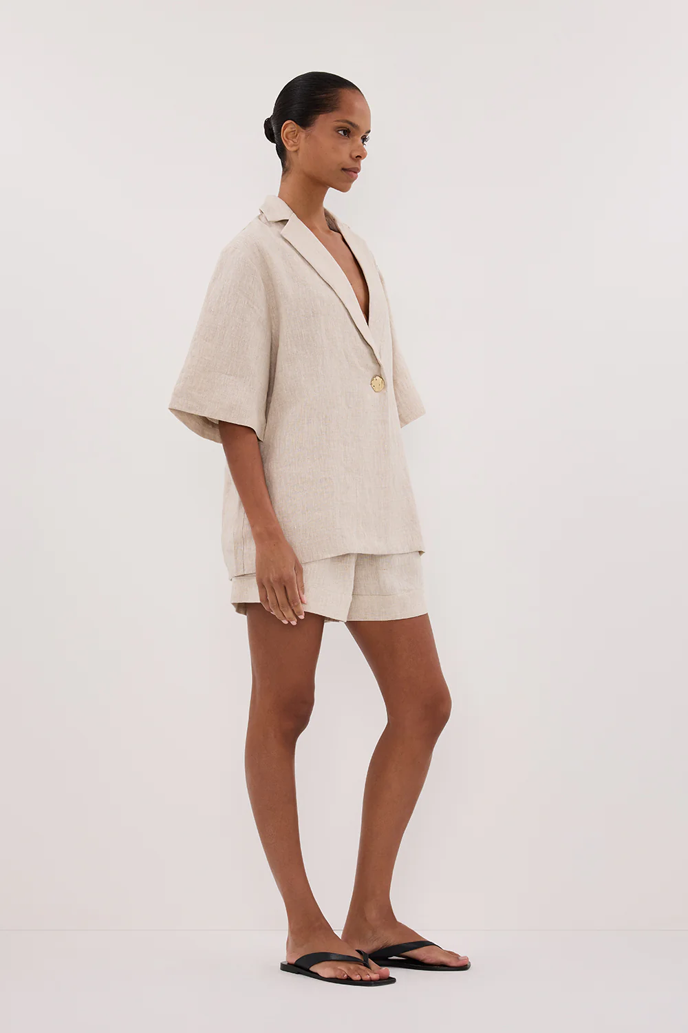 NALA NATURAL LINEN RESORT SHIRT - Gamepaces