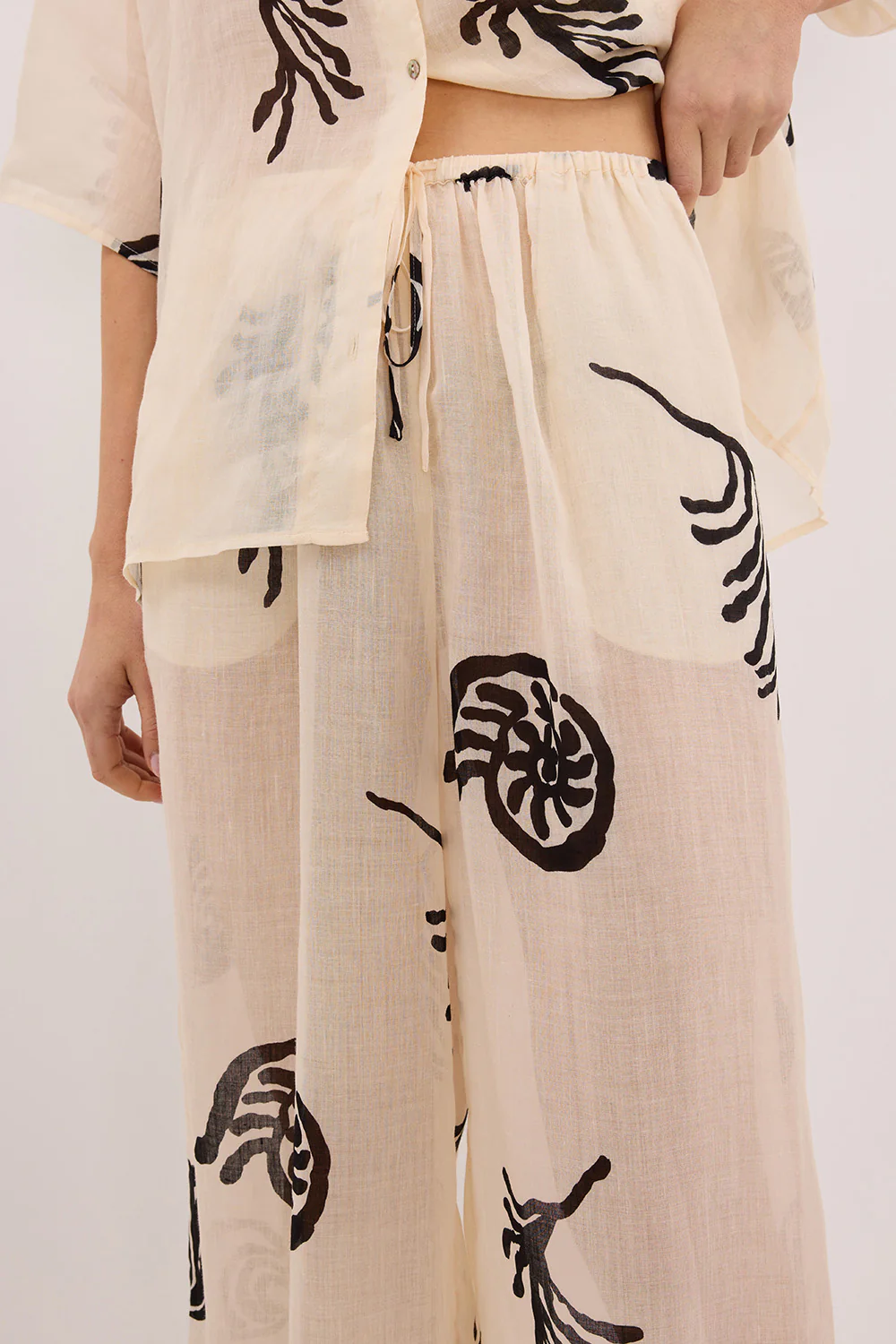 POSITANO SANDSTONE RAMIE PANT - Gamepaces