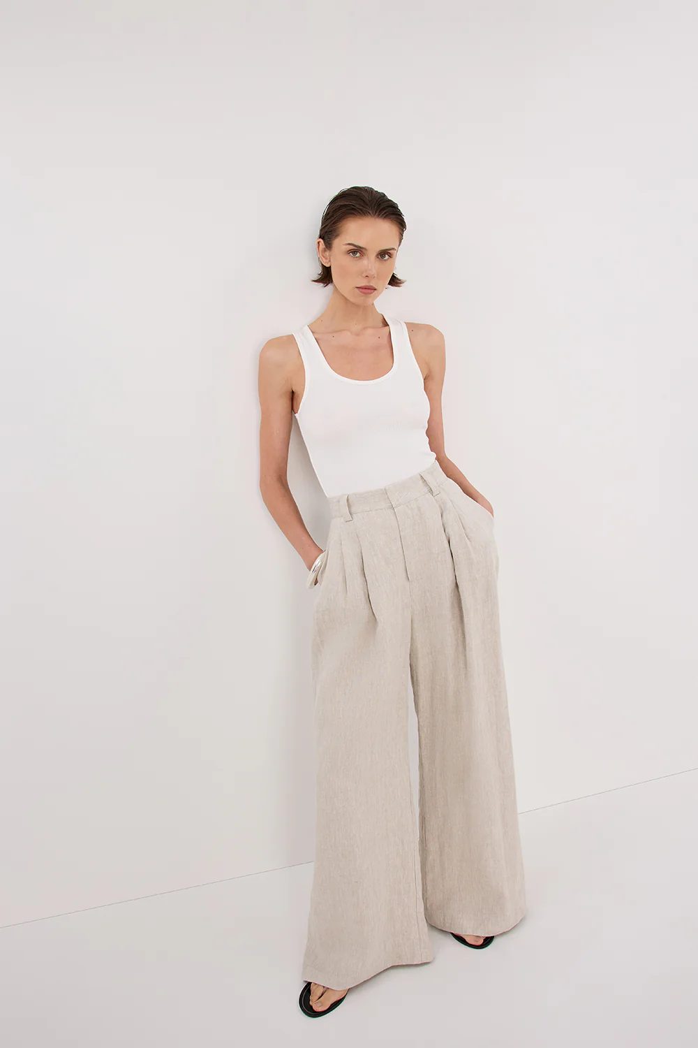 HOLDEN NATURAL LINEN PANT - Gamepaces