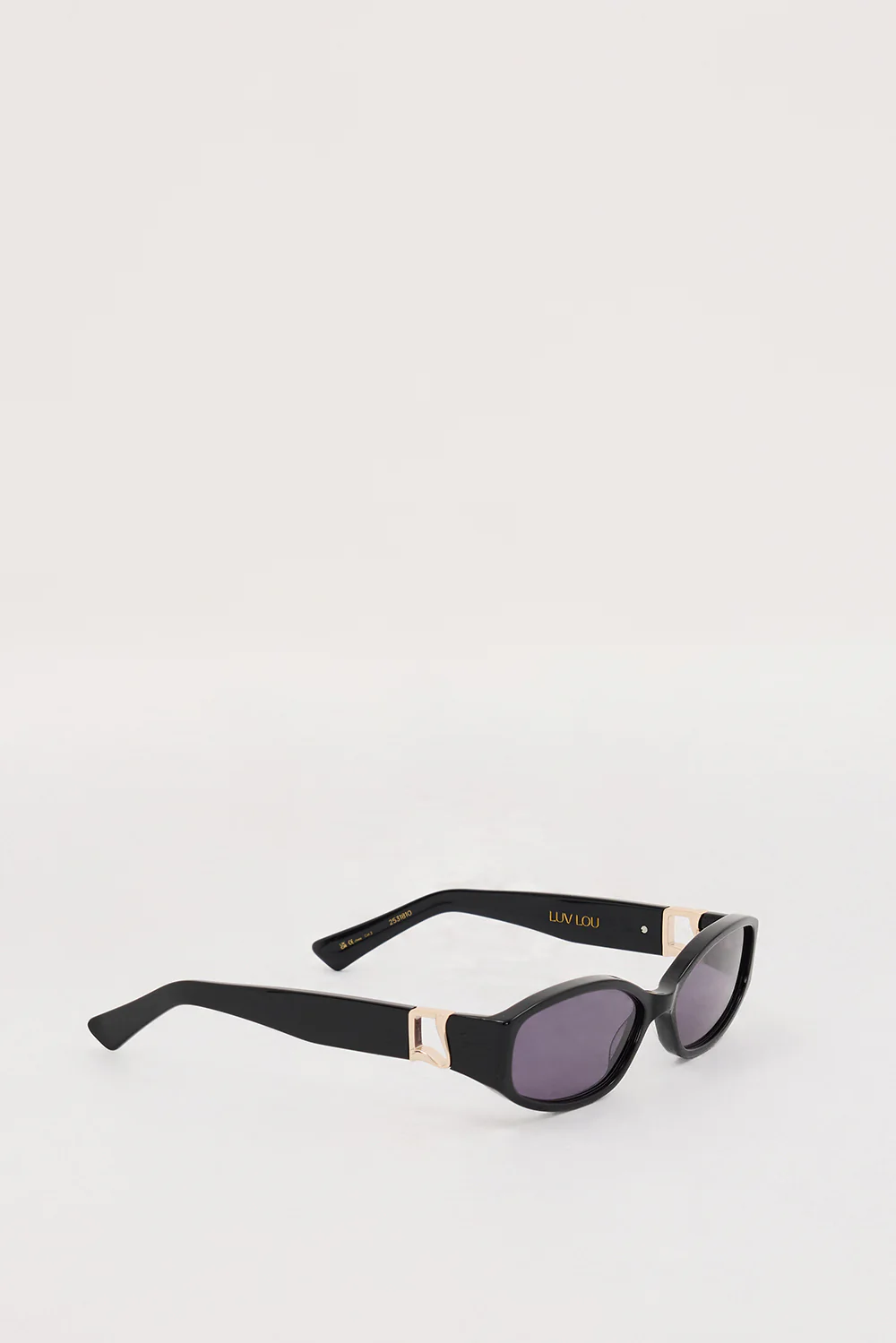 LUV LOU THE LOTTIE BLACK SUNGLASSES - Gamepaces