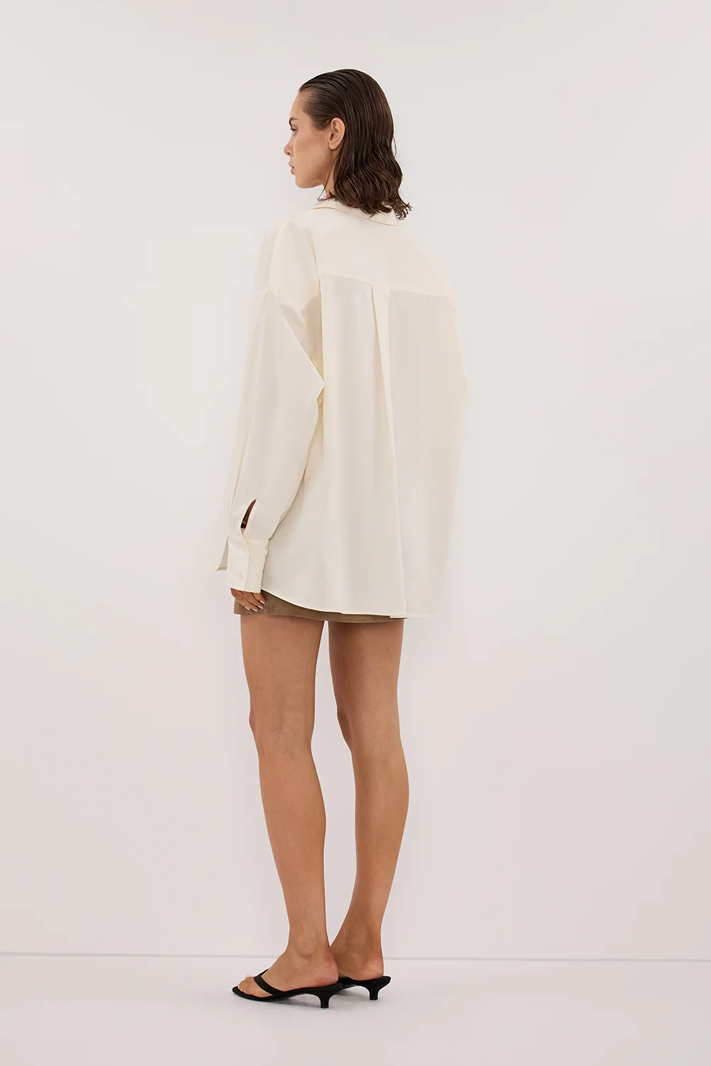 IRENE BUTTER LONG SLEEVE NOTCH COLLAR SHIRT - Gamepaces