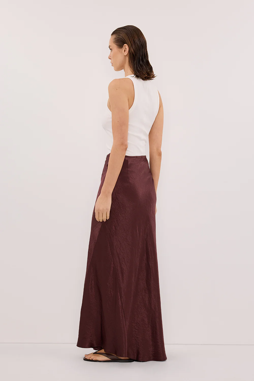 BREANNA WALNUT JACQUARD MAXI SKIRT - Gamepaces
