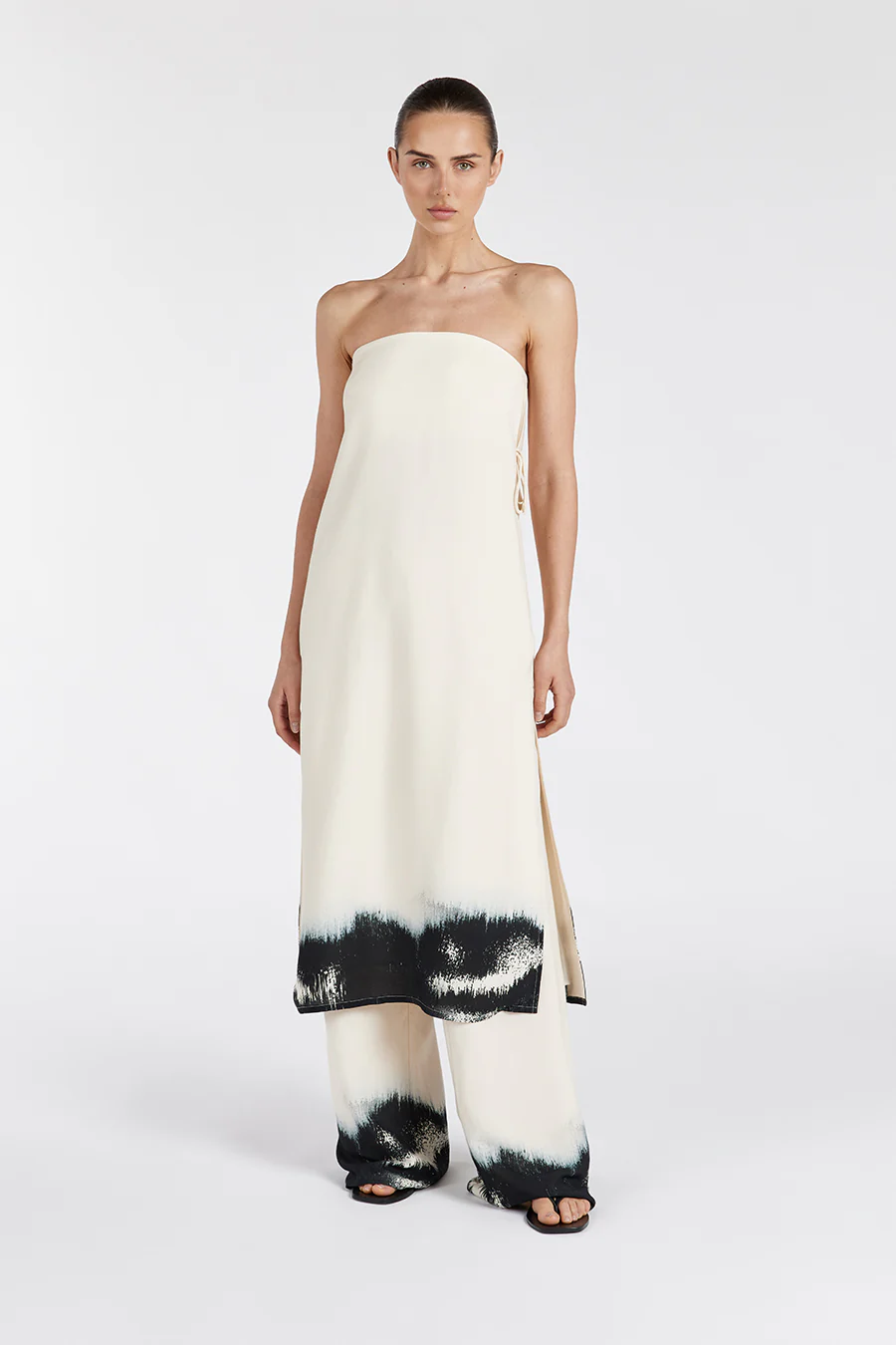 LILY CREAM PRINTED PANT - Gamepaces