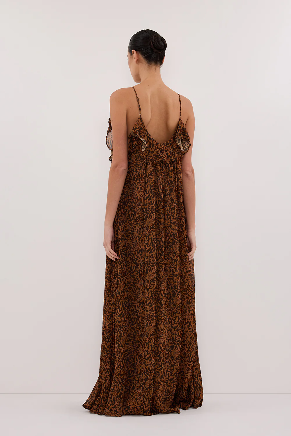 TERRA CAPRI RUST SLEEVELESS MAXI DRESS - Gamepaces