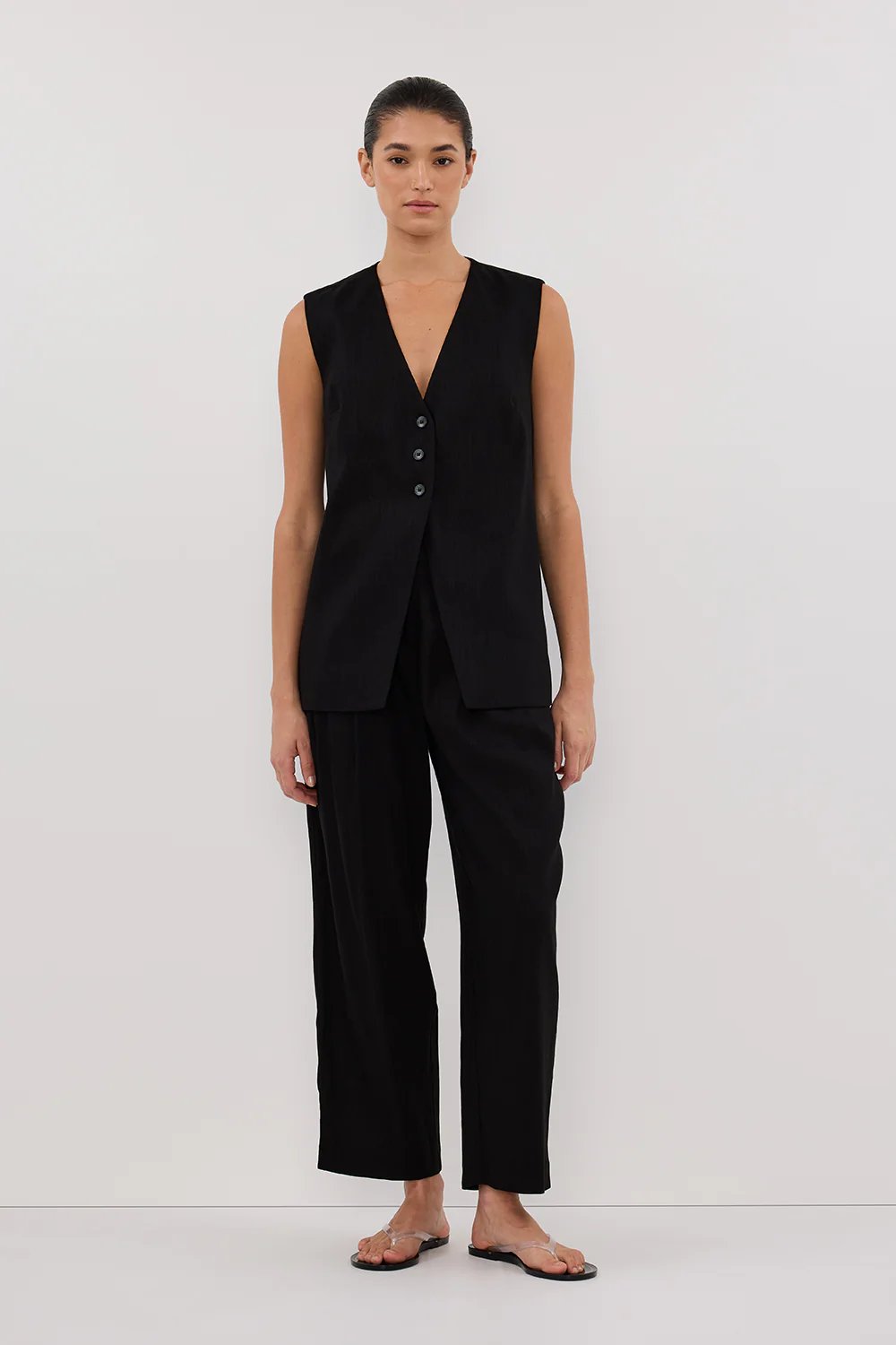 BRAX BLACK TAPERED PANT - Gamepaces