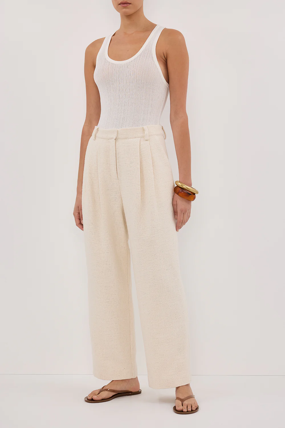 NIA NATURAL OPEN WEAVE PANT - Gamepaces