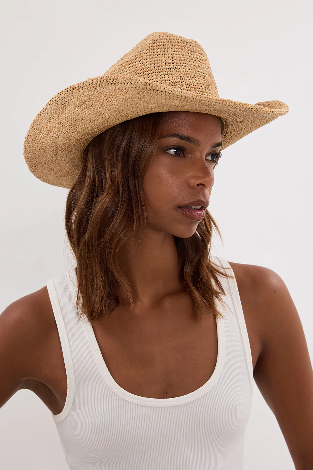 LACK OF COLOR RAFFIA COWBOY NATURAL - Gamepaces