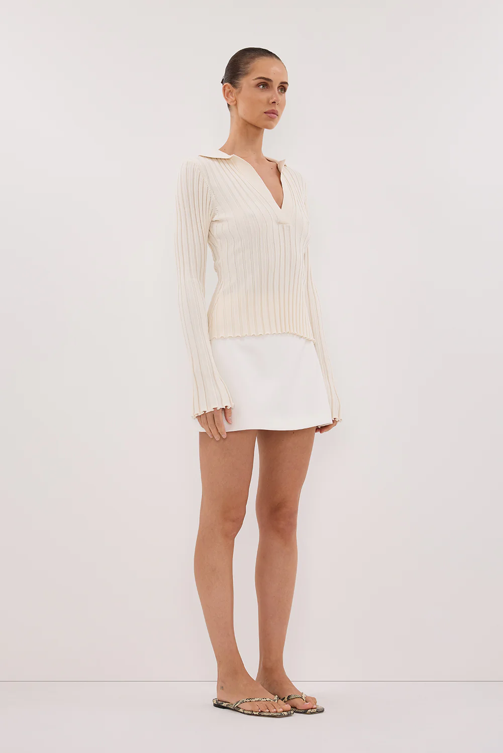 HAL PLASTER LONG SLEEVE KNIT TOP - Gamepaces