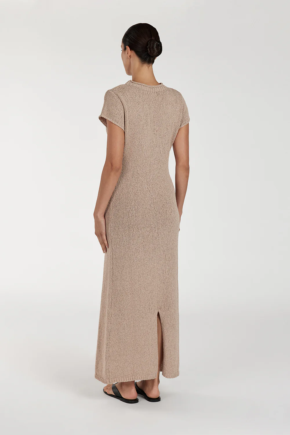 LEO TAN KNIT MIDI DRESS - Gamepaces