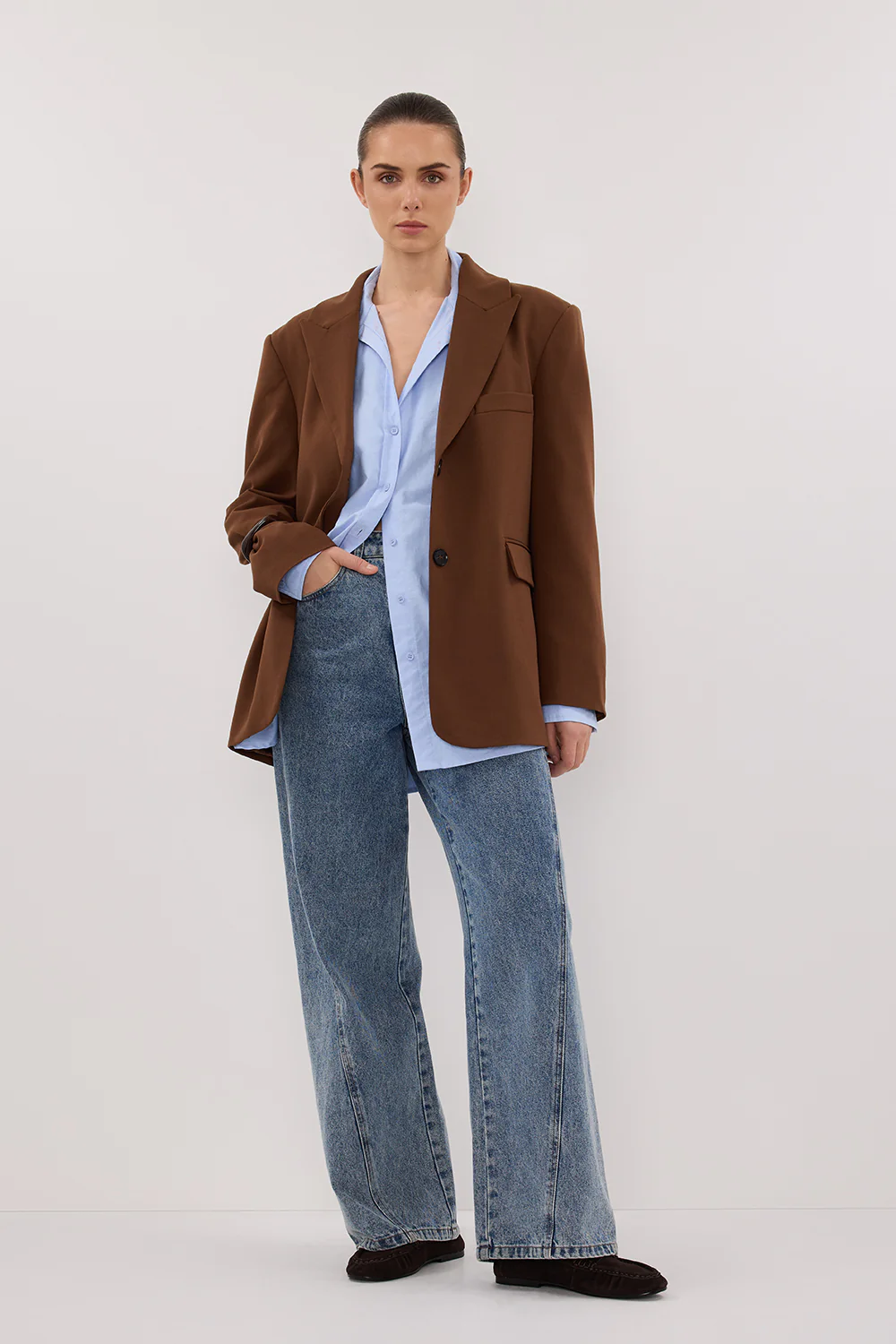 HARLEY RUST BOYFRIEND BLAZER - Gamepaces