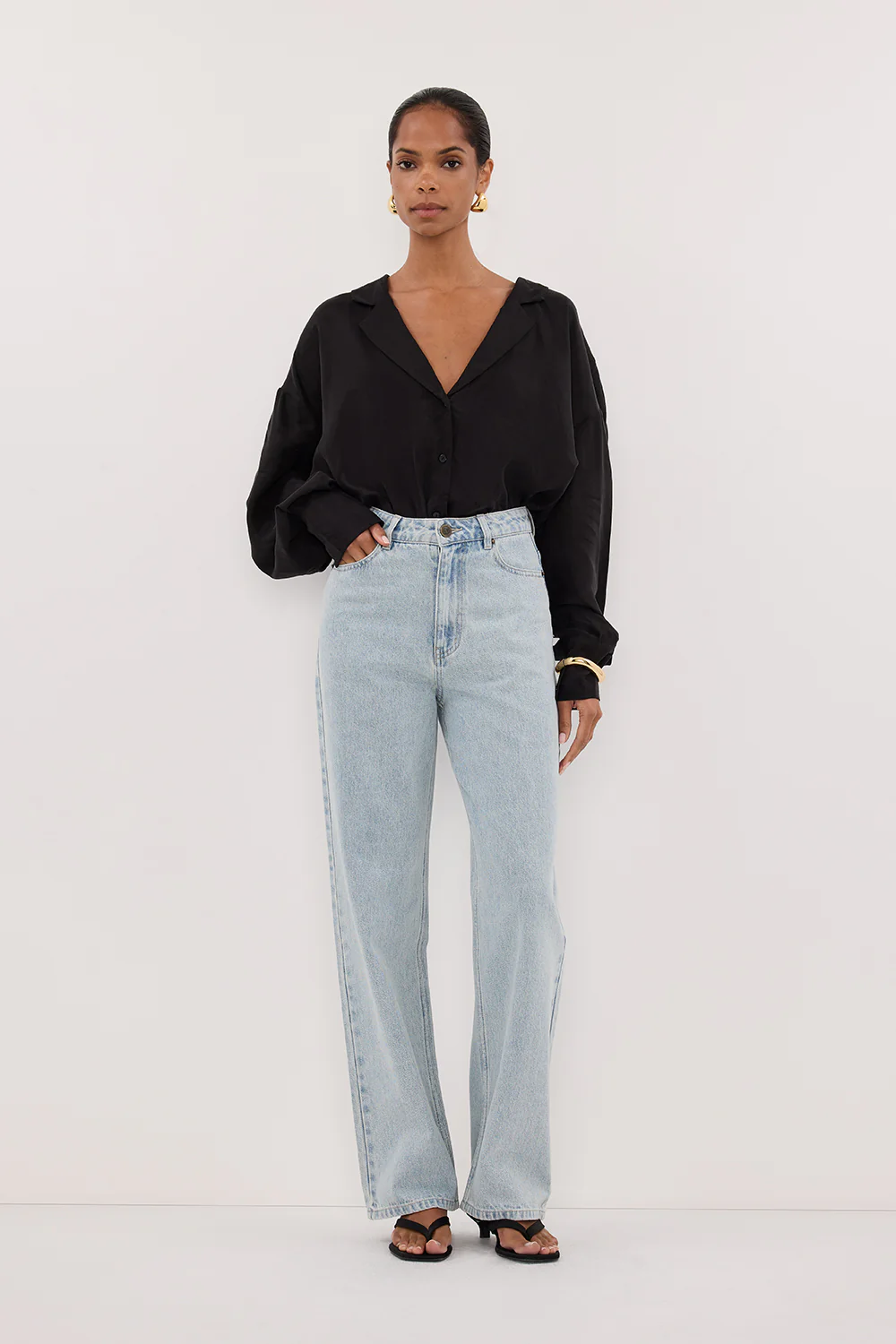 WESTIN LIGHT RINSE TALL STRAIGHT JEAN - Gamepaces