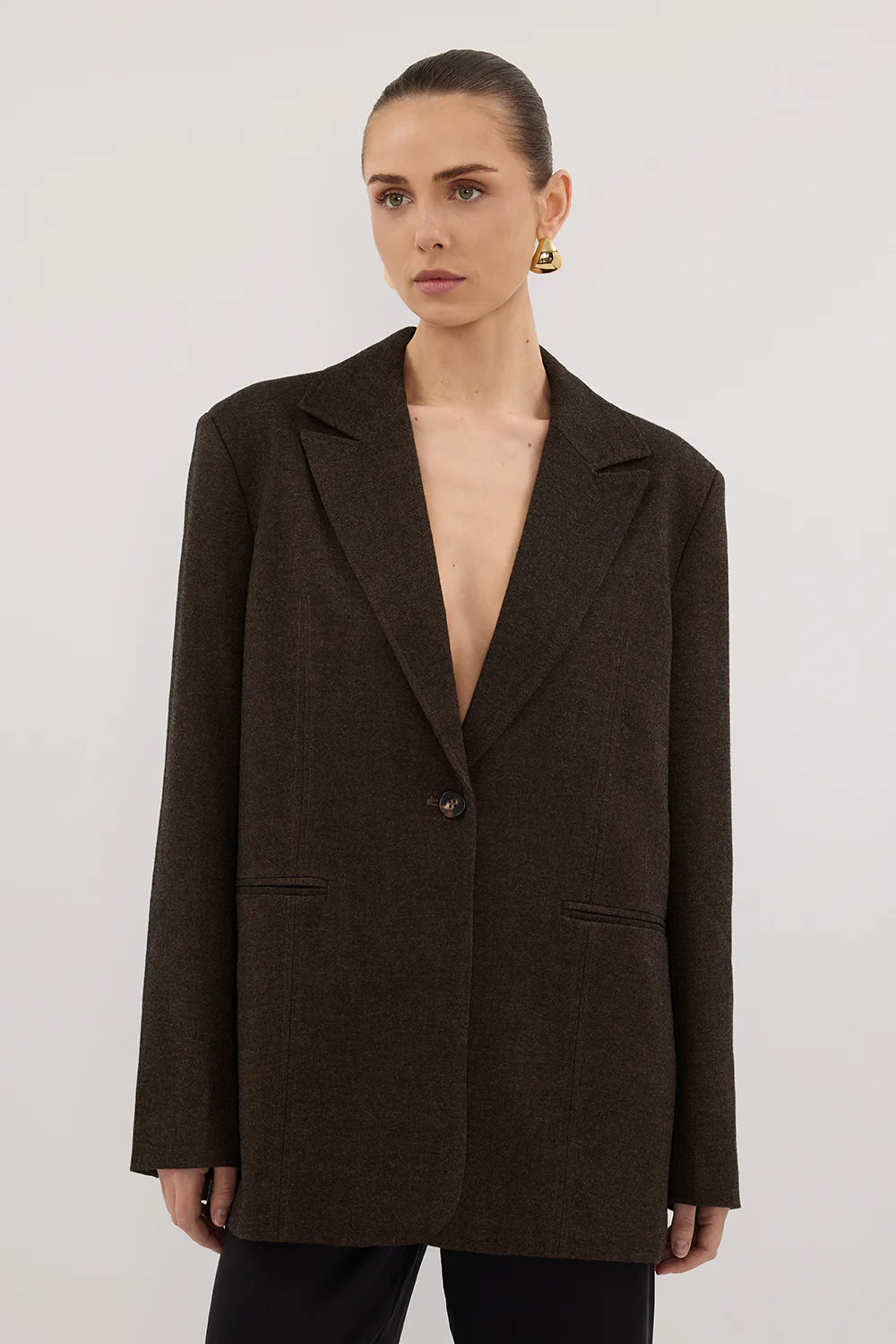 CHARLIE CHOC WOOL BLEND BLAZER - Gamepaces