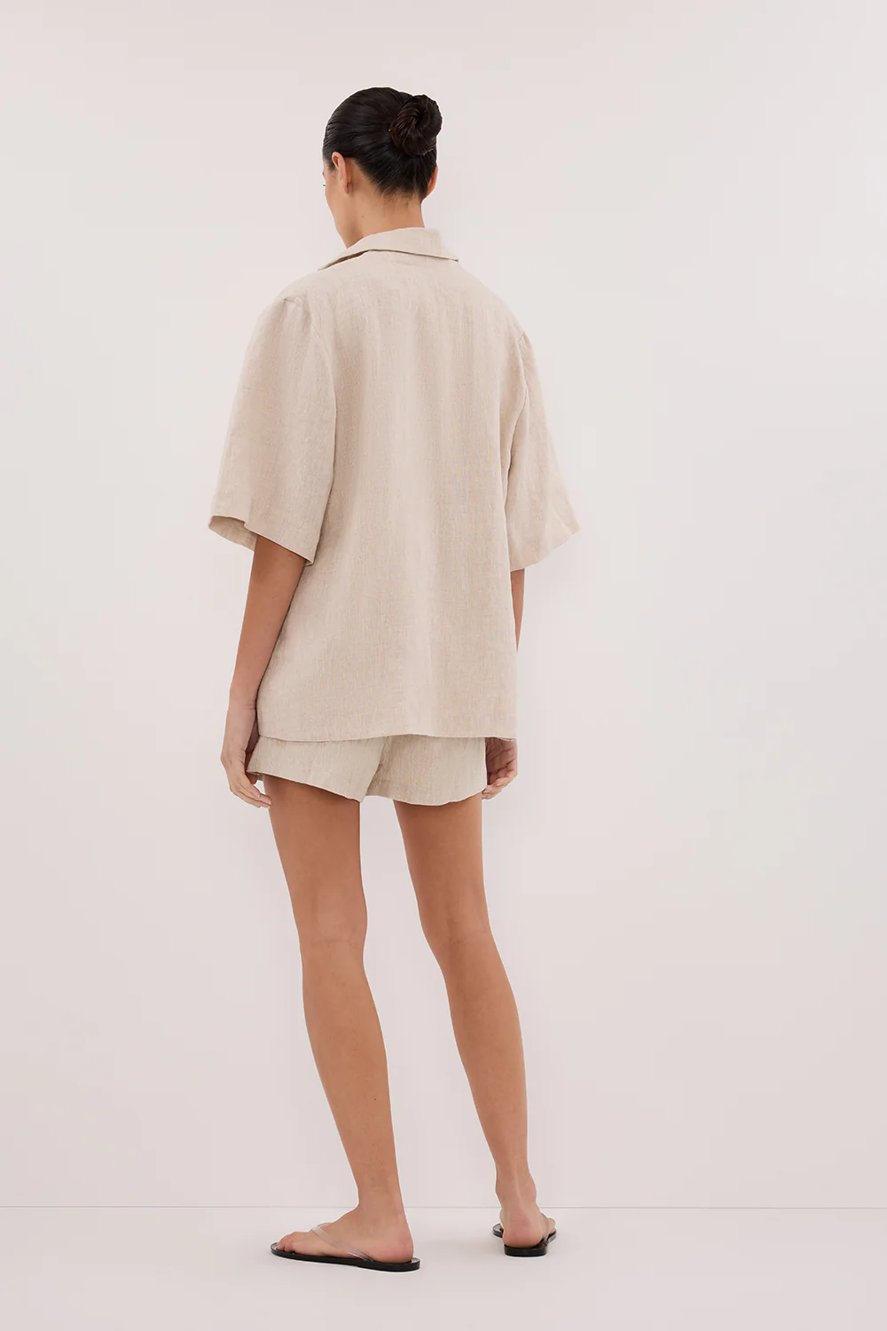 CORY NATURAL LINEN SHORT - Gamepaces