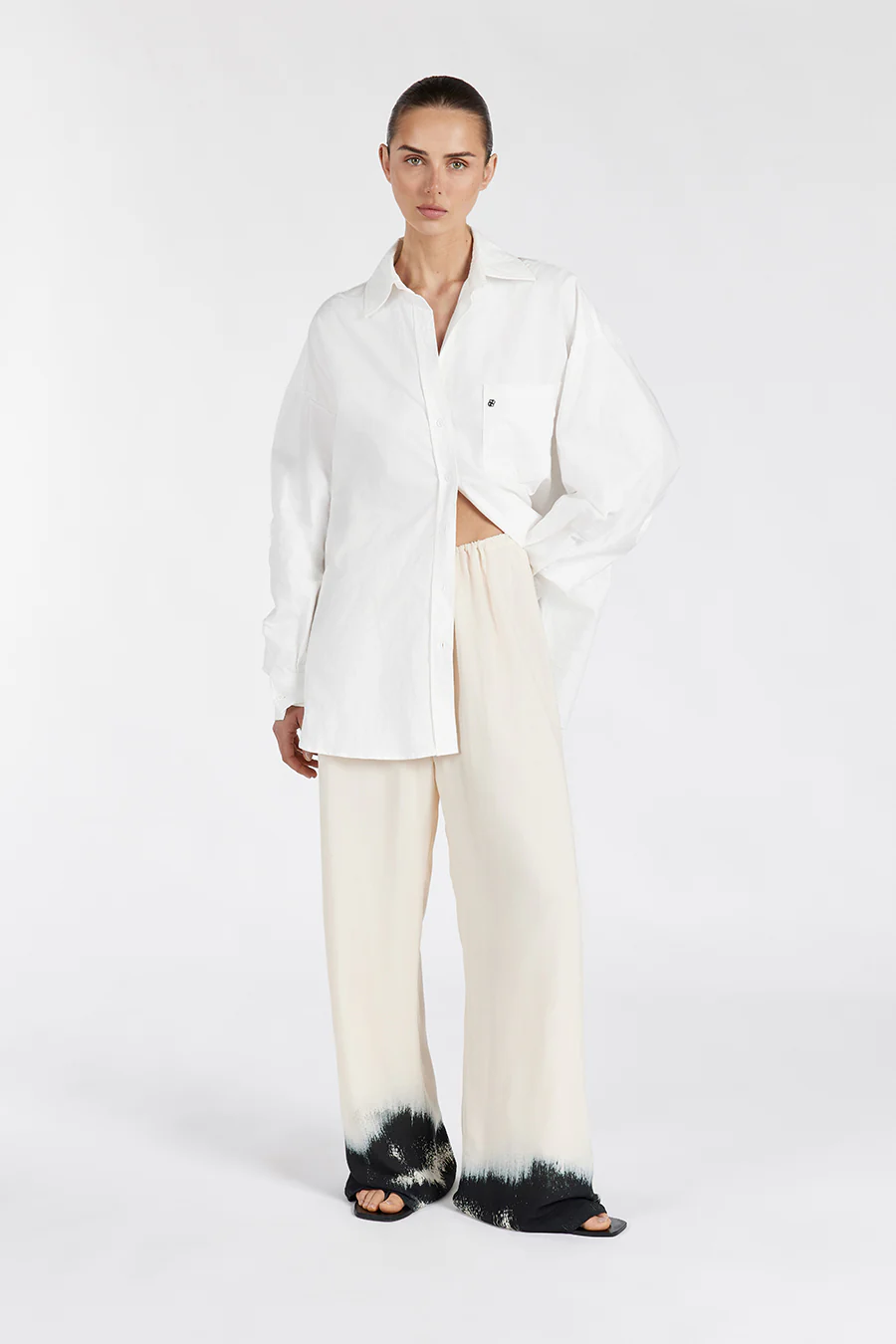 LILY CREAM PRINTED PANT - Gamepaces