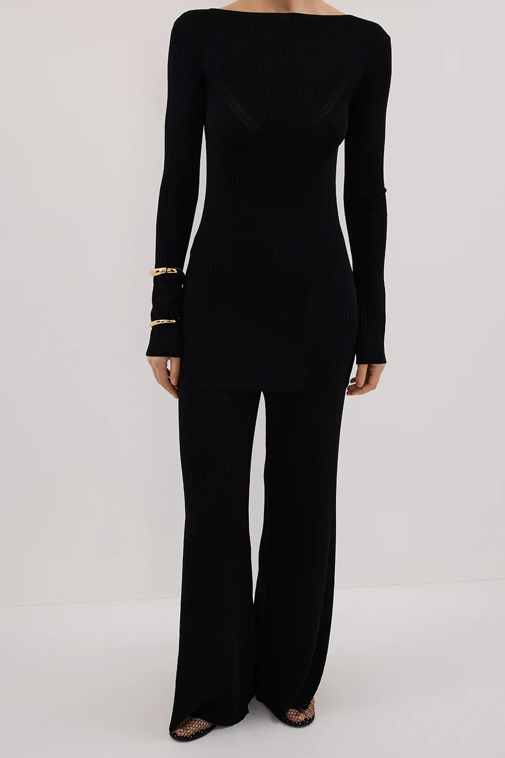 JOY BLACK KNIT PANT - Gamepaces