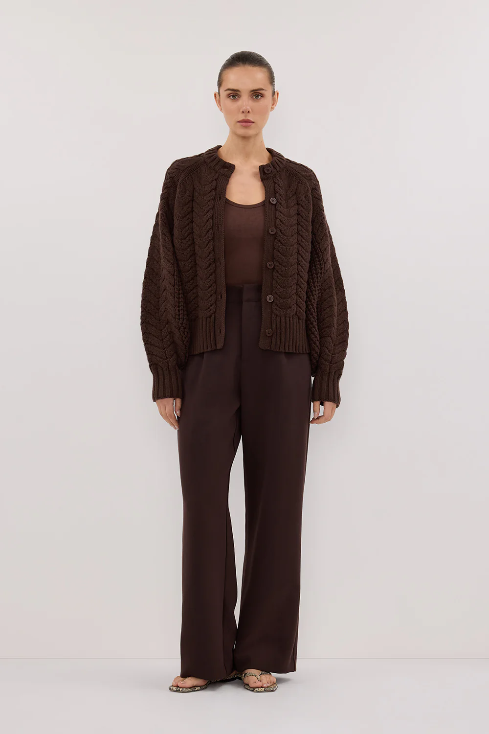 TOM CHOC CABLE KNIT CARDIGAN - Gamepaces