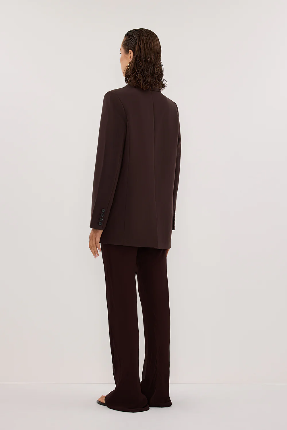 ELLE DARK CHOCOLATE BLAZER - Gamepaces