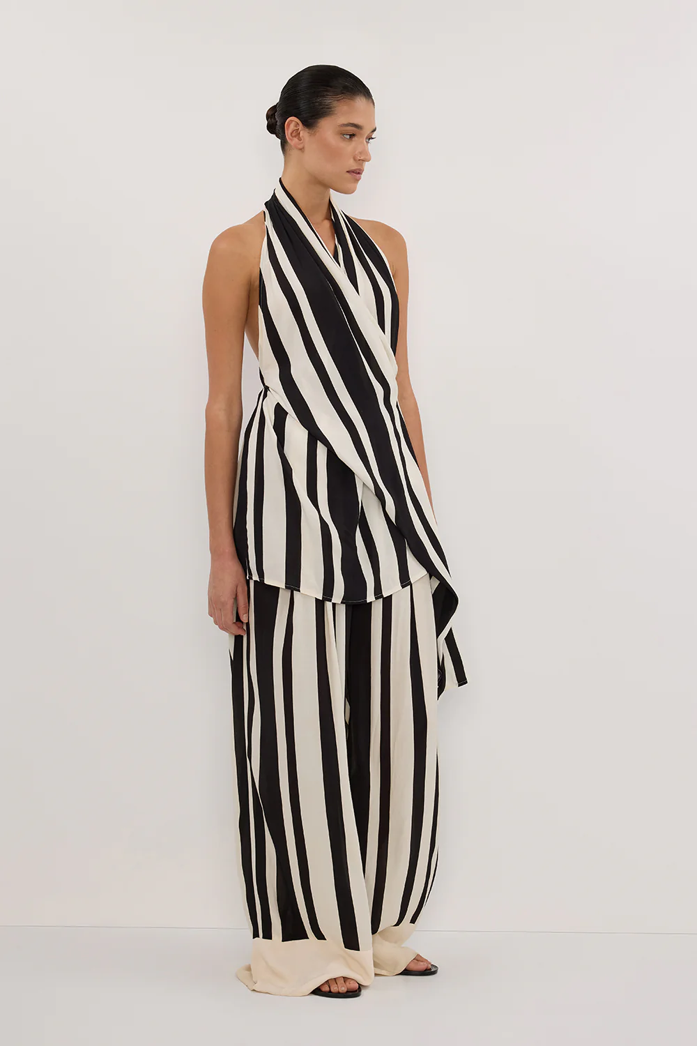 BEAU BLACK STRIPE PANT - Gamepaces